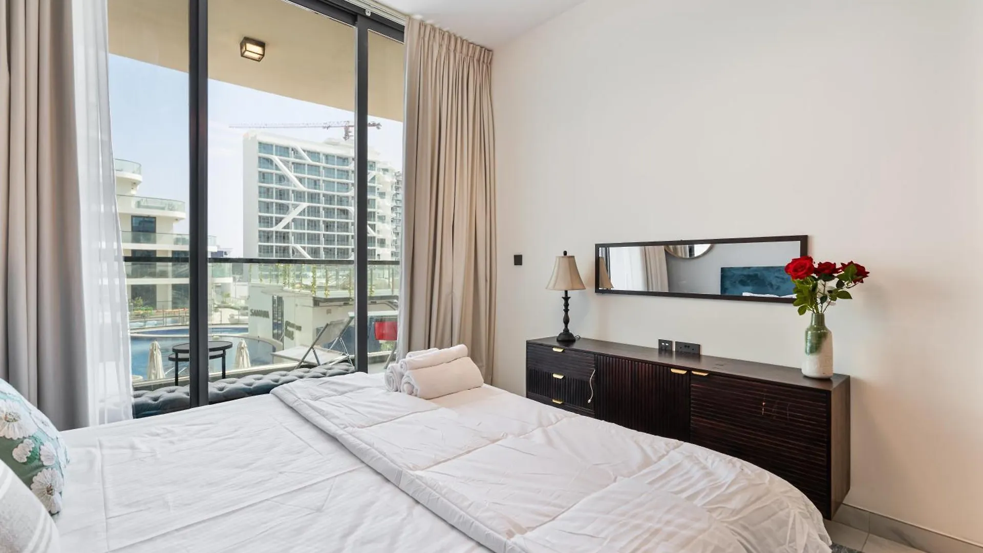 Apartamento Venetian - Private Pool Paradise 2Br In Arjan Dubái Emiratos Árabes Unidos